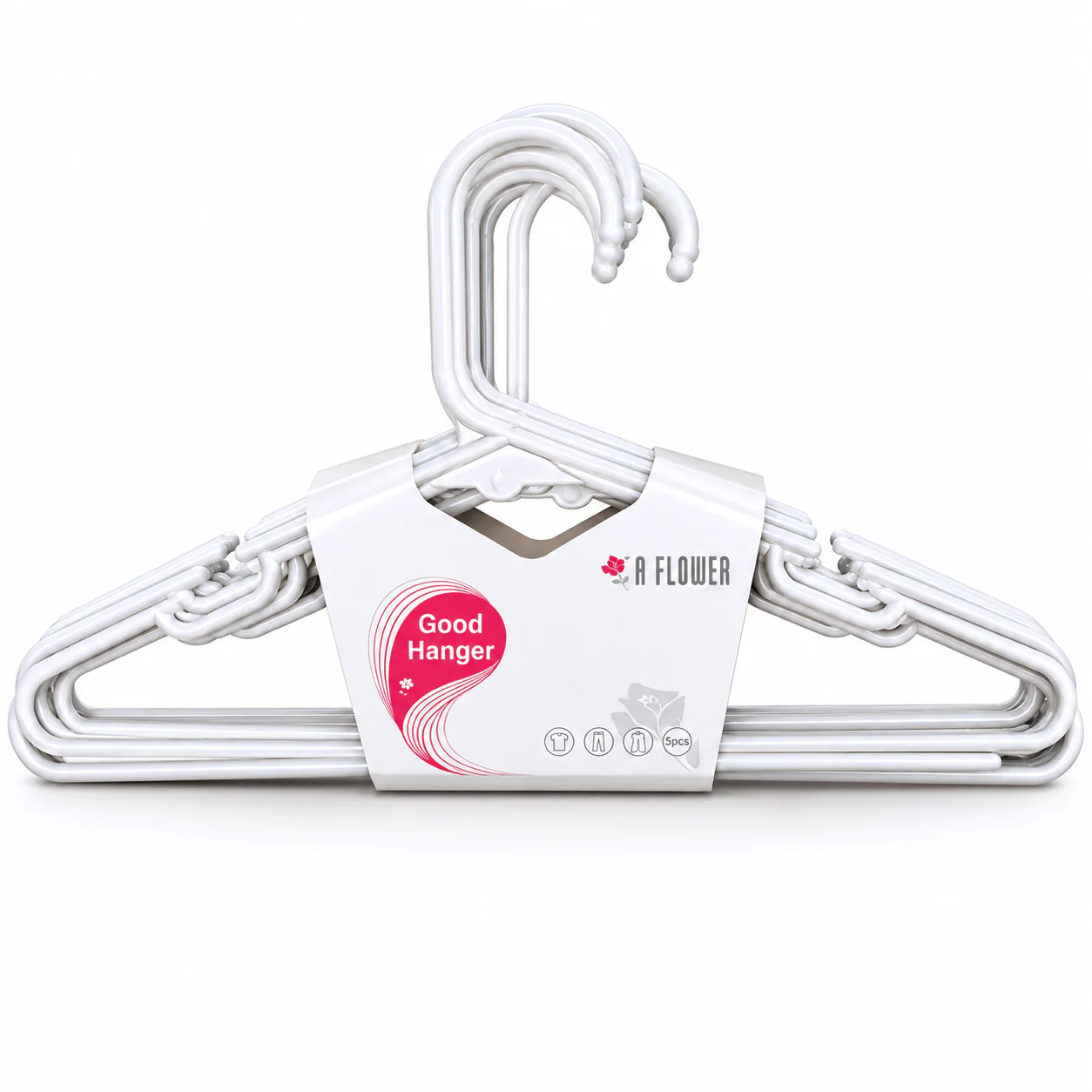 10 Pack Coat Hangers 40cm