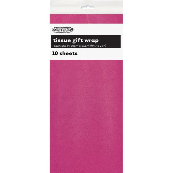 10 TISSUE SHEETS - CERISE