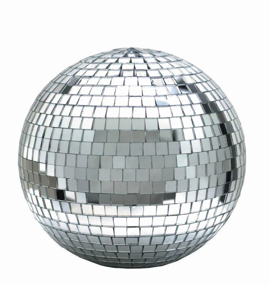 Silver Mirror Disco Ball - 10cm - Image 2