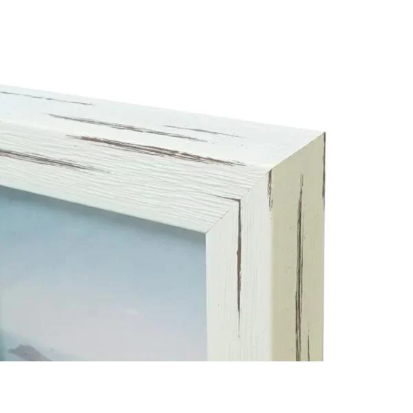 Distressed White Peninsula Frame - 10cm x 15cm - Image 2