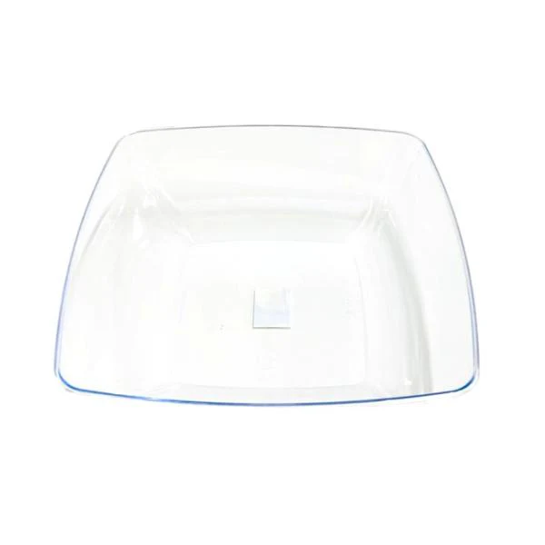 Clear Square Reusable Bowl - 28cm - Image 2