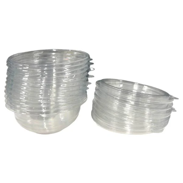 12 Pack Clear Bowls With Lids - 12oz - Image 3