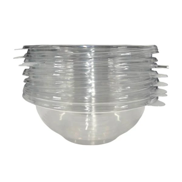 12 Pack Clear Bowls With Lids - 24oz - Image 3