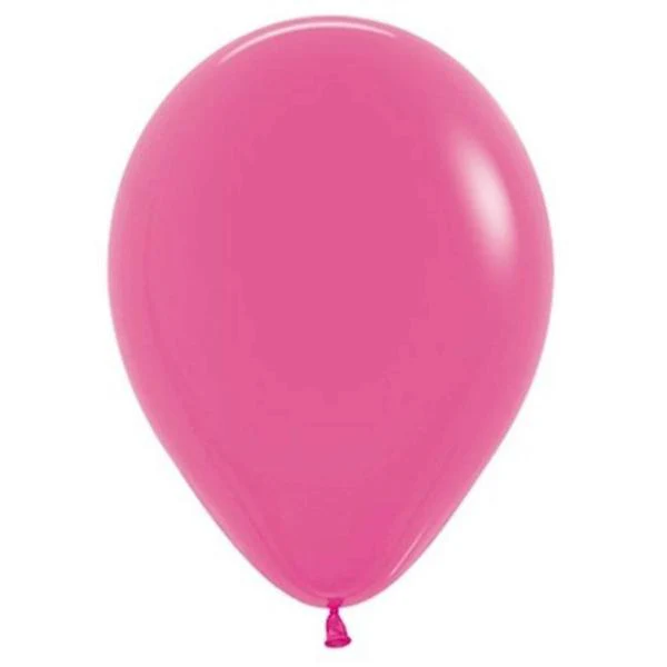 50 Pack Sempertex Fashion Fuchsia Latex Balloons - 12cm