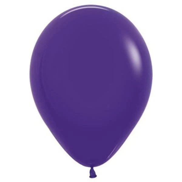 50 Pack Sempertex Fashion Purple Violet Latex Balloons - 12cm