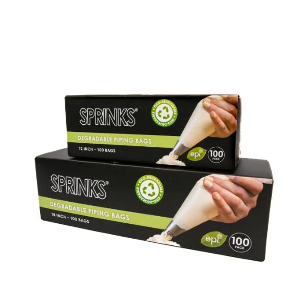 100 Pack Sprinks Oxo Degradable Piping Bags - 30cm - Image 3