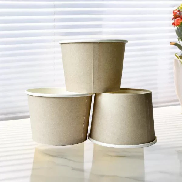 24 Pack Beige Paper Tubs - 12oz - Image 3
