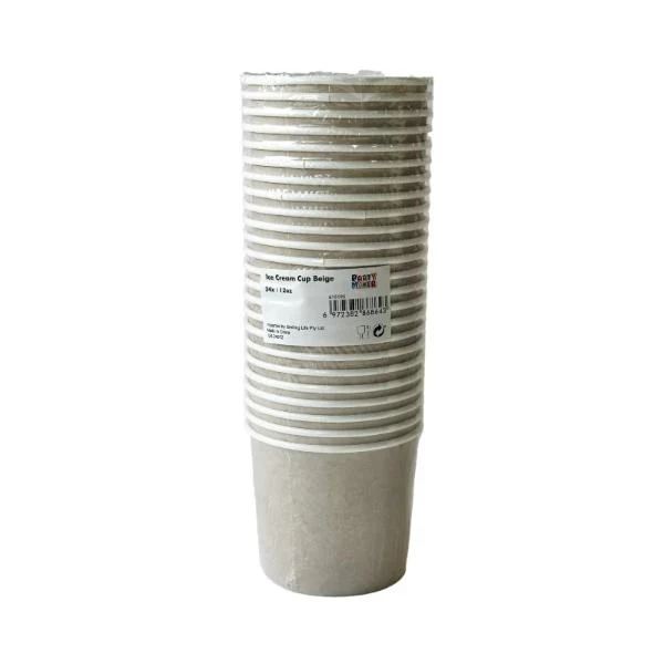 24 Pack Beige Paper Tubs - 12oz - Image 5