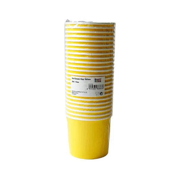 24 Pack Yellow Paper Tubs - 12oz - Image 5