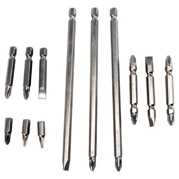 Assorted Tool Accessories Carbon Steel Power Bits - 2.5cm x 15cm - Image 2