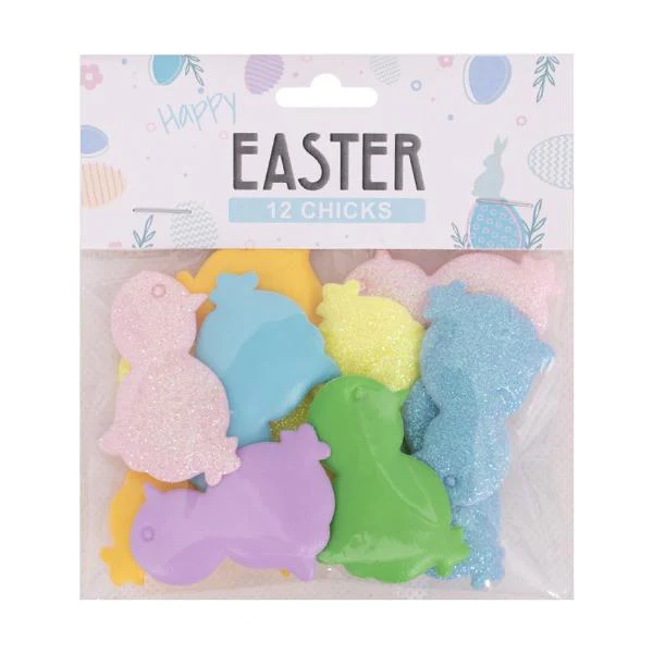12 Pack Pu Chicks - 4.3cm x 3cm - Image 2
