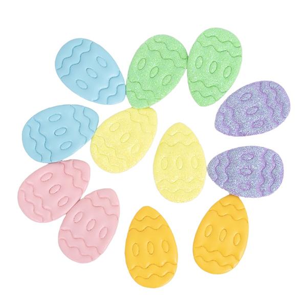 12 Pack Easter Pu Eggs - 3cm x 4.5cm