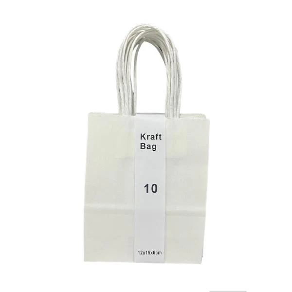 12X15X6CM 10 PACK WHITE 9#