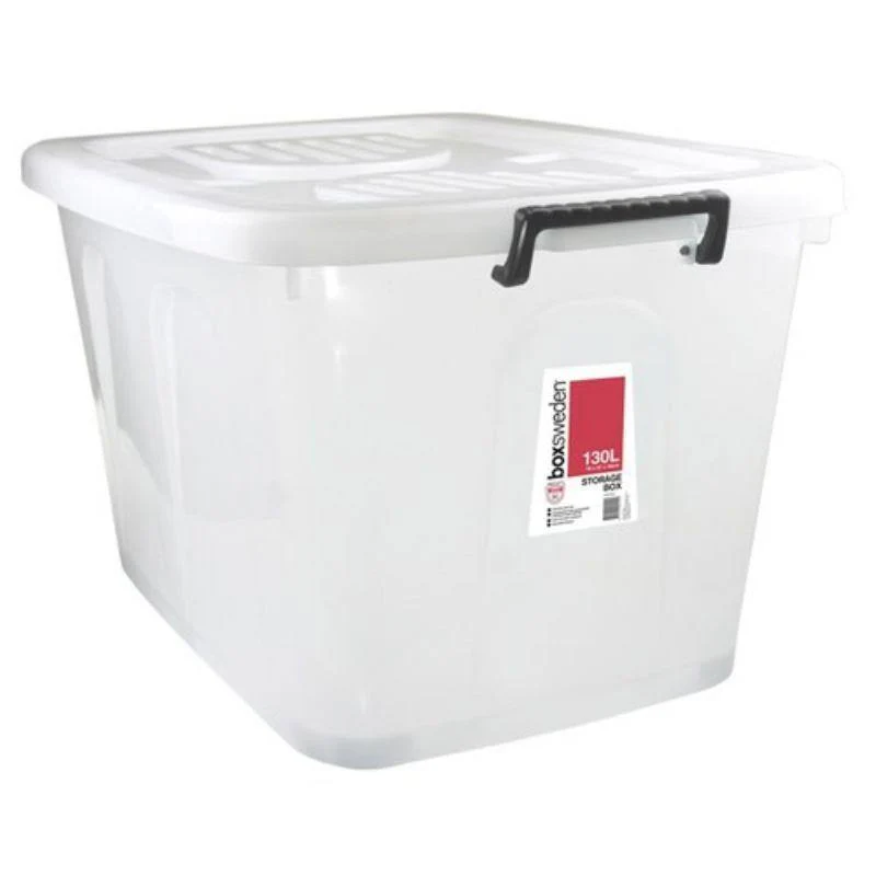Heavy Duty Storage Box 130L - 78.5cm x 56.5cm x 46cm