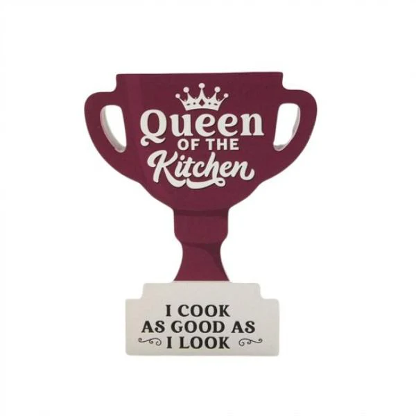 Queen Of The Kitchen Trophy - 13cm
