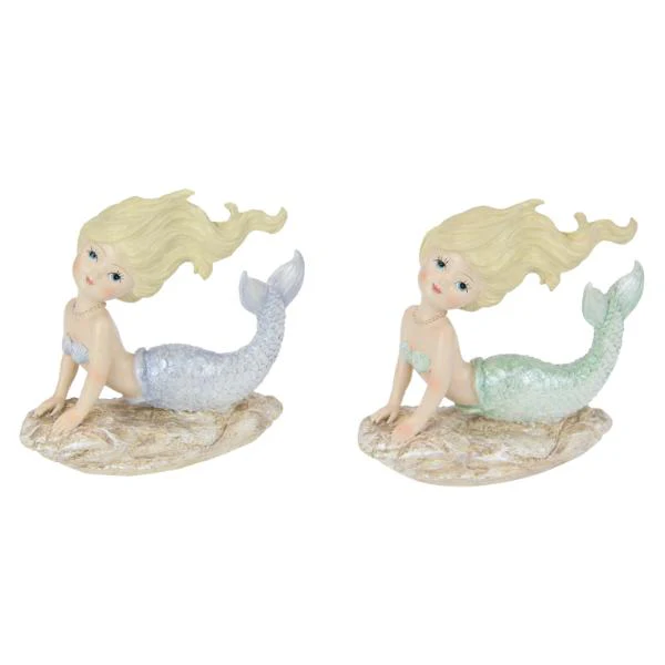 Mermaid On Rock - 15cm