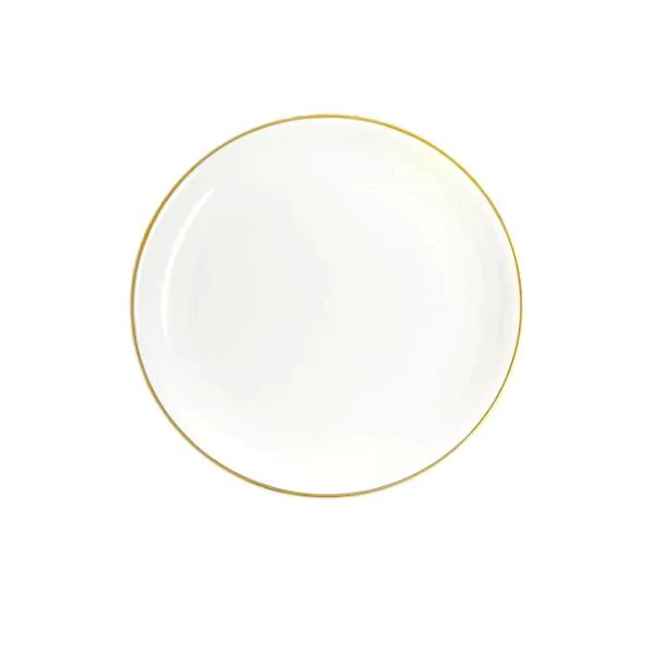 Gold Rim Round Platter - 35cm - Image 2