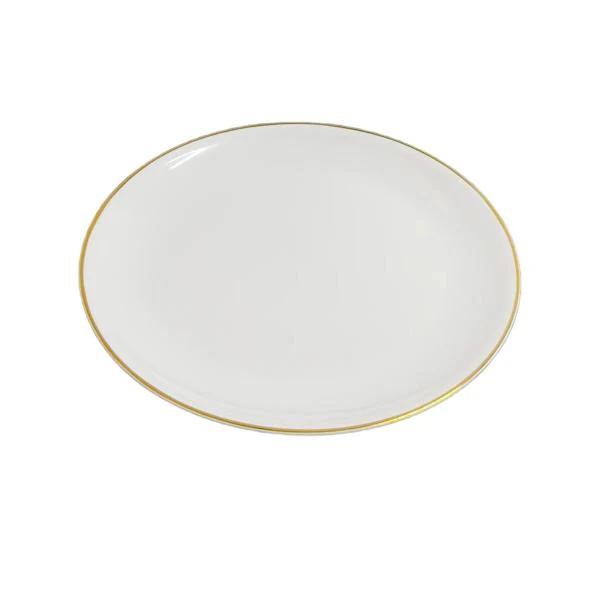 Gold Rim Round Platter - 35cm - Image 4