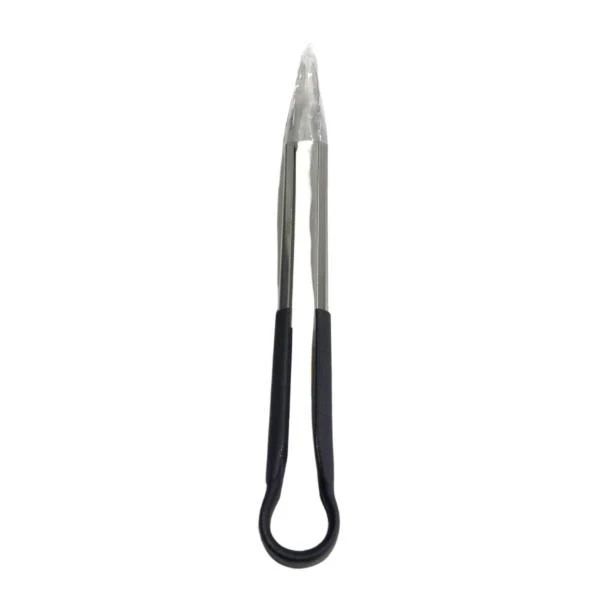 Stainless Steel Tong With Black Silicon Handle - 35cm - Image 3