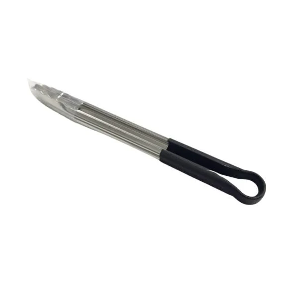 Stainless Steel Tong With Black Silicon Handle - 35cm - Image 4