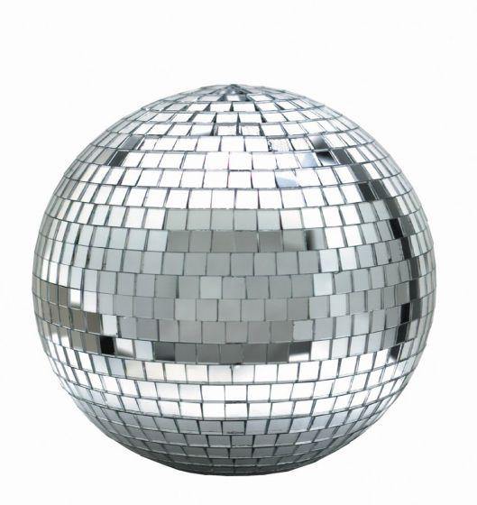 Silver Mirror Disco Ball - 15cm - Image 2