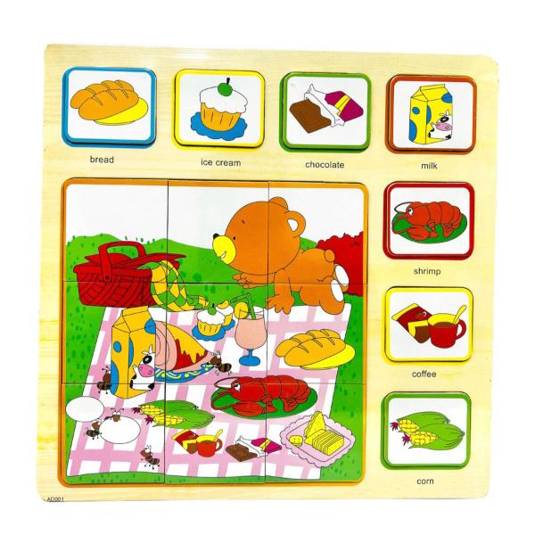 16 Pack Wooden Puzzle - Image 4