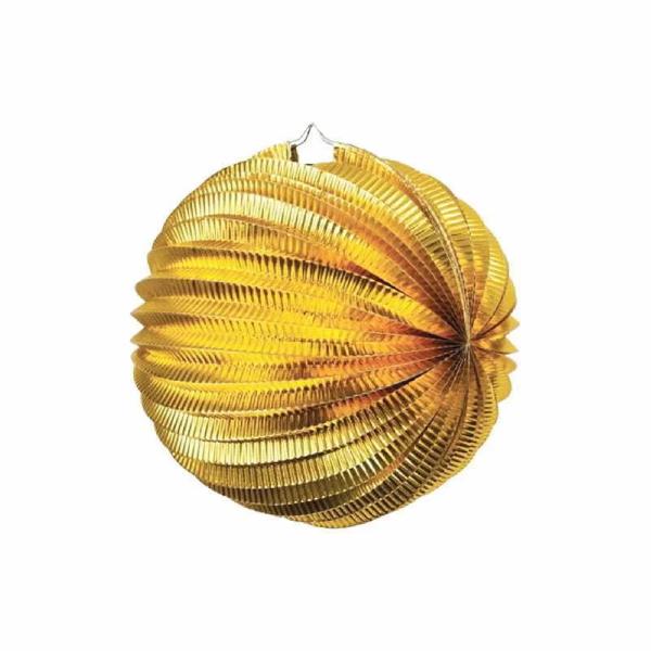 Gold Paper Lantern - 30cm