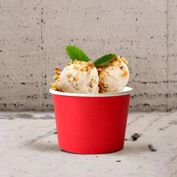 12 Pack Red Paper Tubs - 16oz - Image 2