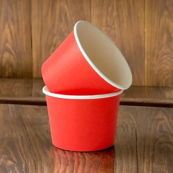 12 Pack Red Paper Tubs - 16oz - Image 4