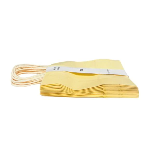 10 Pack Pastel Orange Kraft Bag - 16cm x 22cm x 8cm - Image 2
