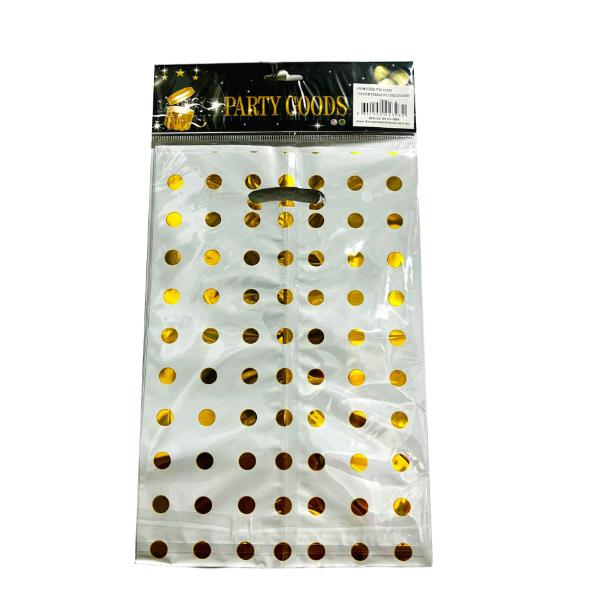 12 Pack Assorted Dot Loot Bags - 17cm x 25cm - Image 5