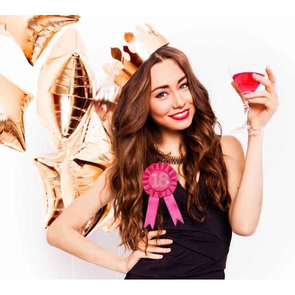 Pink 18 Rosette - Image 3