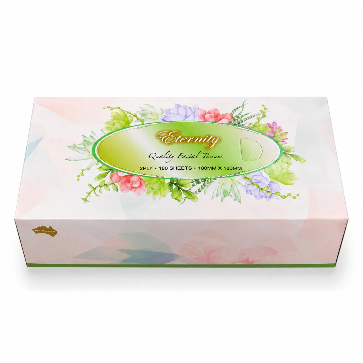 180 Sheets of White Facial Tissues