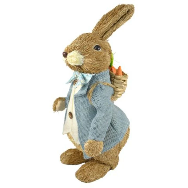 Straw Peter Rabbit with Backpack - 18cm x 40cm