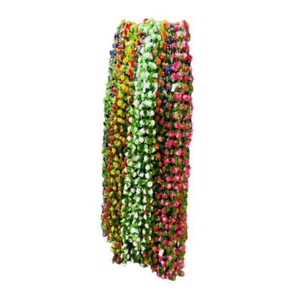 Assorted Coloured Flower Garland - 240cm