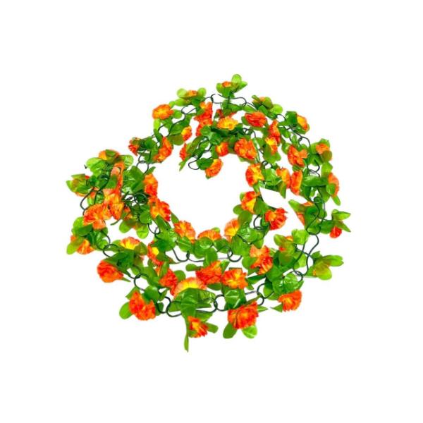 Assorted Coloured Flower Garland - 240cm - Image 2