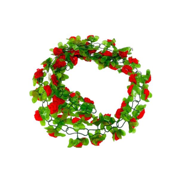 Assorted Coloured Flower Garland - 240cm - Image 3