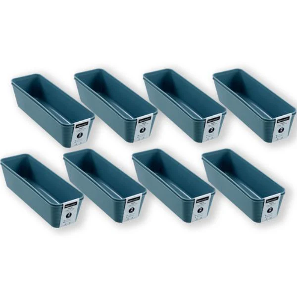 2 Pack Boxsweden Rectangle Flexible Storage Tray - 25.5cm - Image 2