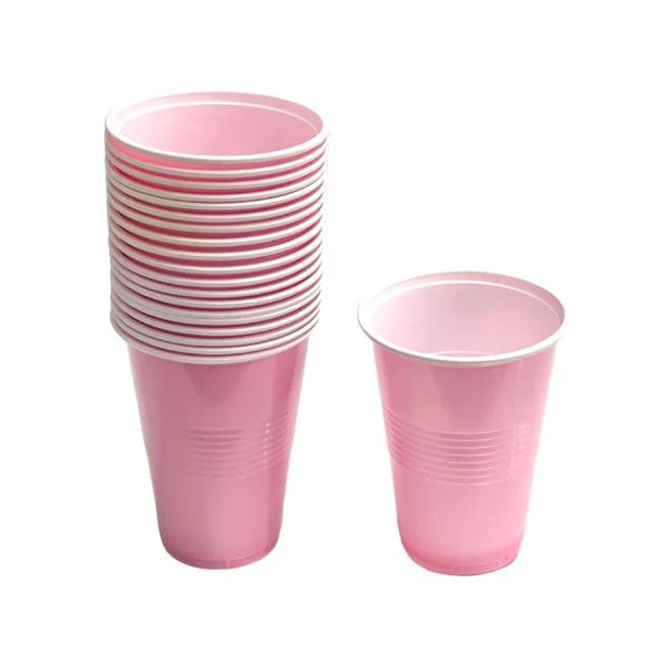 21 Pack Pink & White Cup - 500ml - Image 5