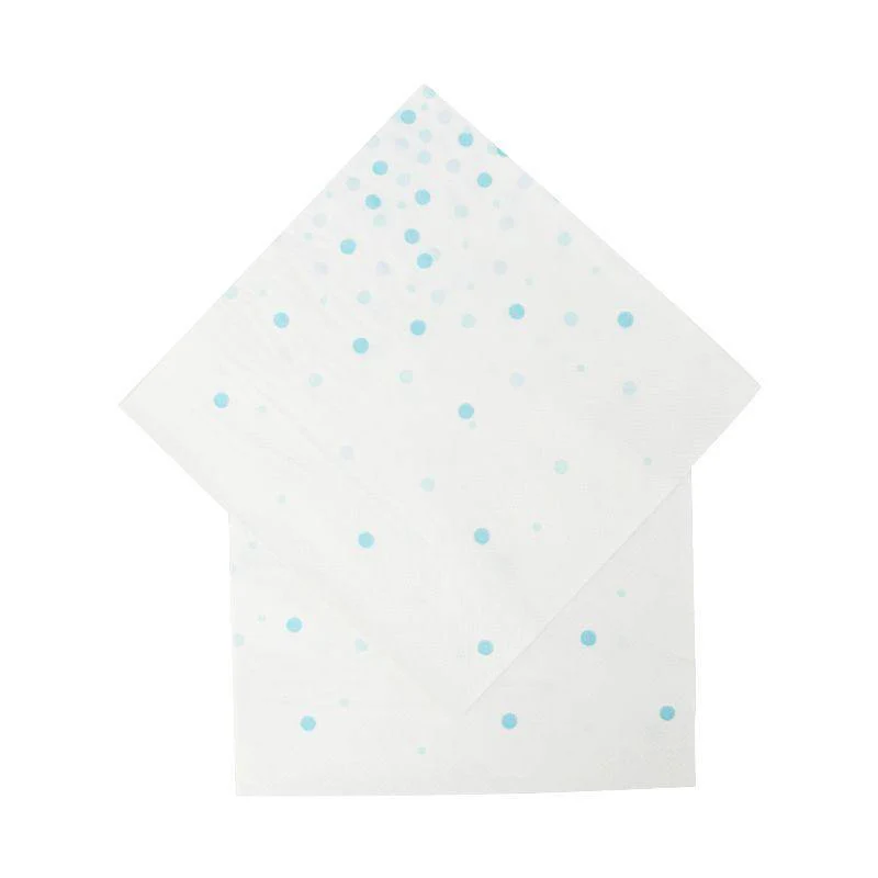 20 Pack Baby Blue Napkins - 33cm x 33cm