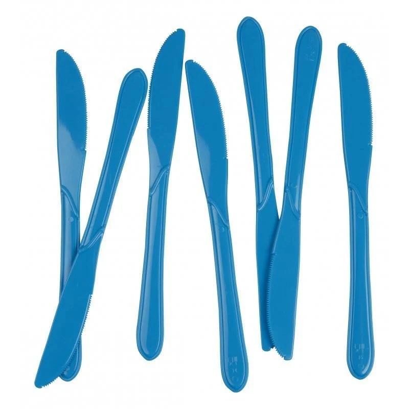 20 Pack Blue Reusable Knives
