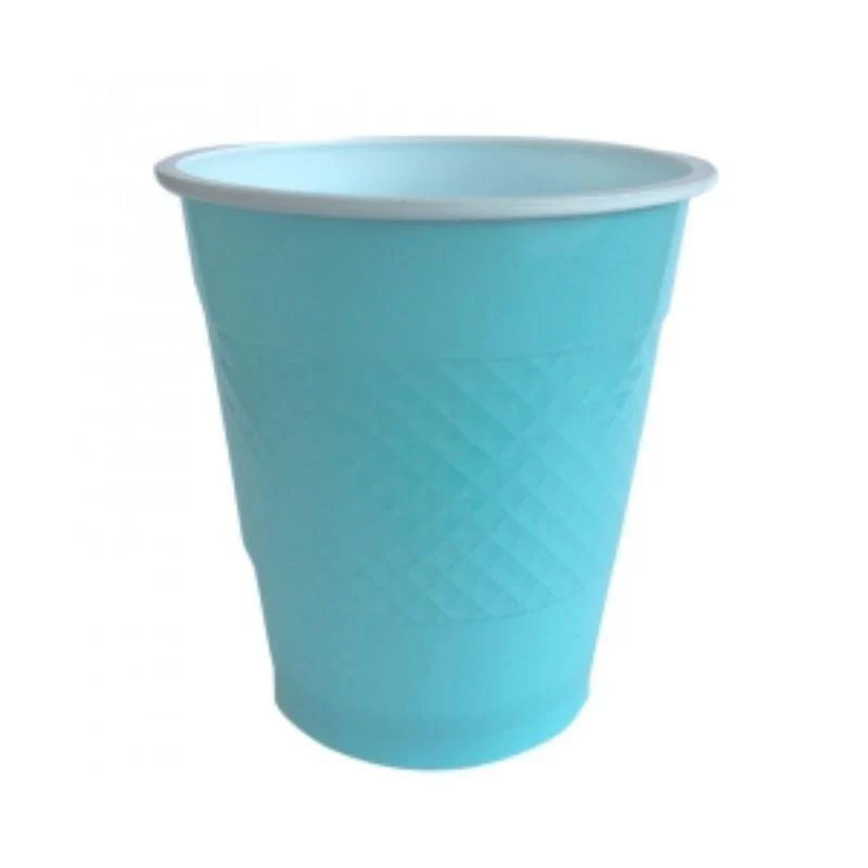20 Pack Pastel Blue Plastic Cups - 355ml