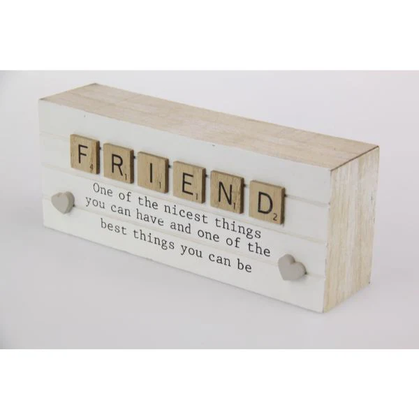 Friend Wording Block - 20cm - Image 3