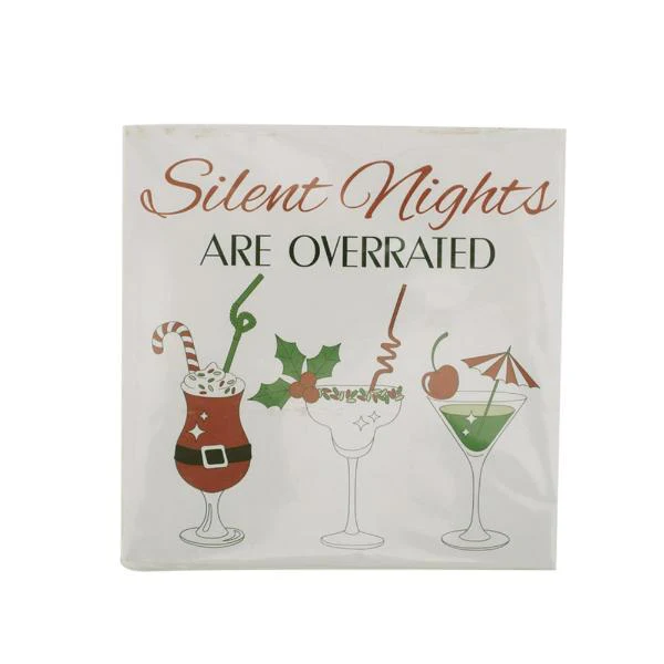 20 Pack Christmas Silent Nights 2Ply Napkins