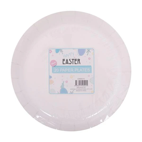 20 Pack Easter Yellow Chicken Plate - 18cm - Image 2