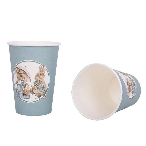 20 Pack Old World Easter Paper Cup - 266ml