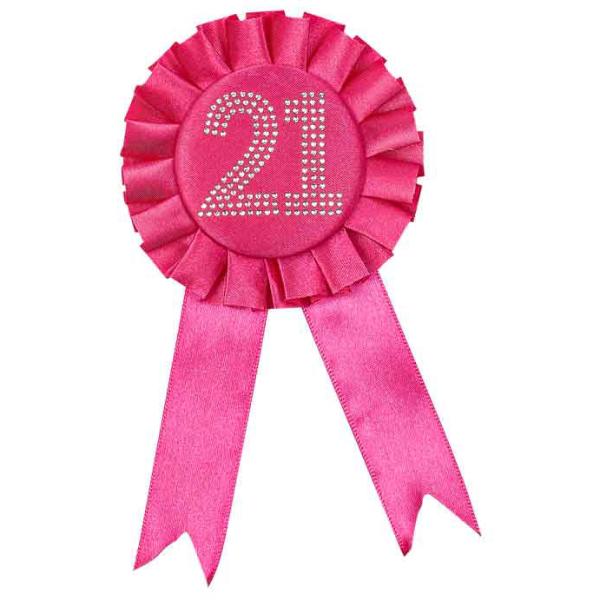Pink 21 Rosette - Image 2