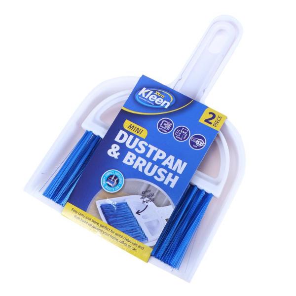 2 Pack Dustpan & Brush Set - 18cm x 11.5cm - Image 3