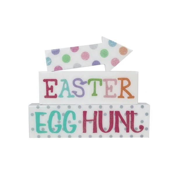 22X18CM MDF EASTER EGG HUNT SIGN