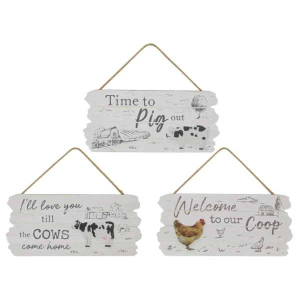 Farm Hanging Plaque - 23cm